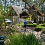 AAA Contractors Pressure washing the house, roof, and driveway